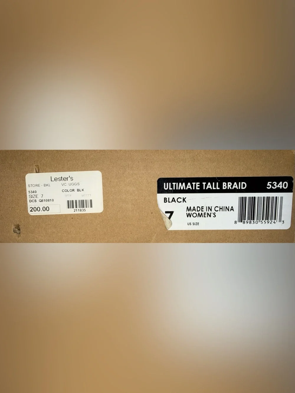 UGG ULTIMATE TALL BRAID BOOTS IN BLACK